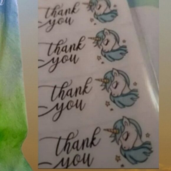 60 Ct Unicorn stickers - Picture 1 of 2
